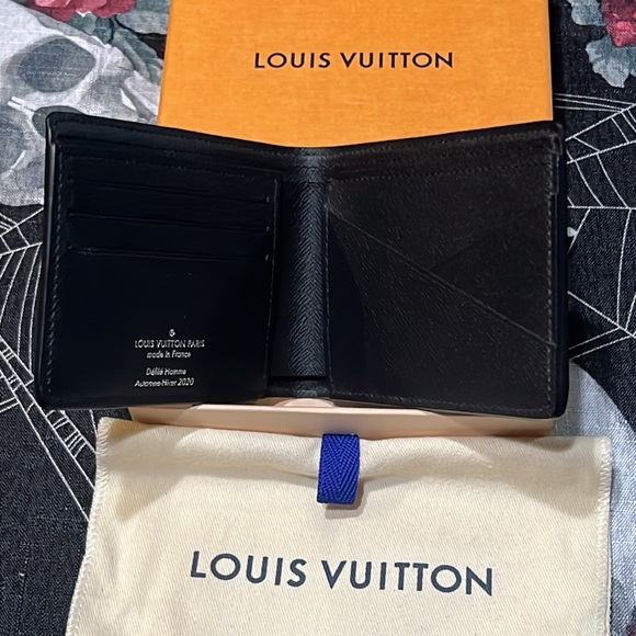NWT LOUIS VUITTON DISTORTED DAMIER MULTIPLE MENS WALLET VERY RARE M80171 SP5210 - Picture 4 of 11